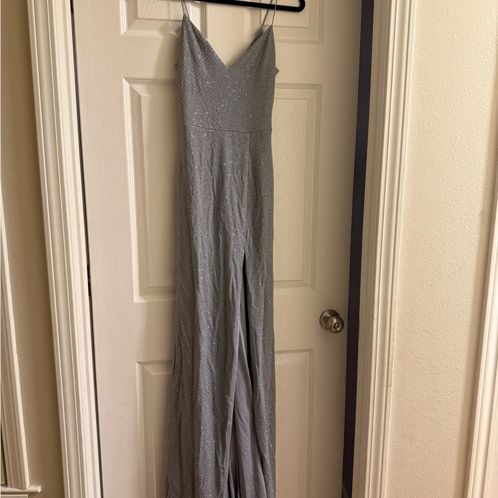 Windsor Sparkling Silver Dress